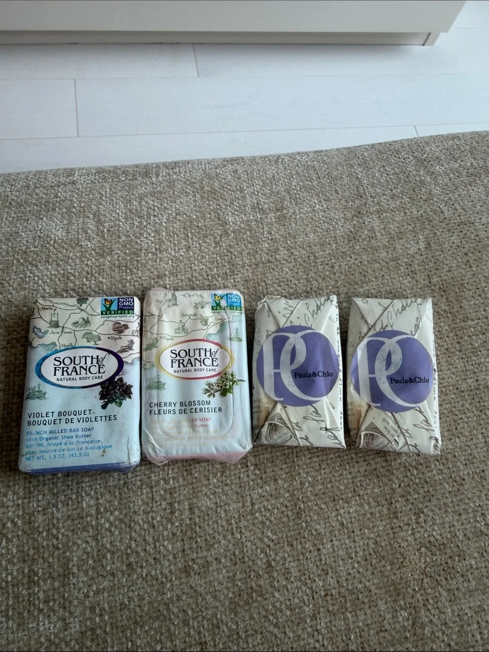 South of France & Paula & Chlo Bar Soap Bundle - Violet & Cherry Blossom